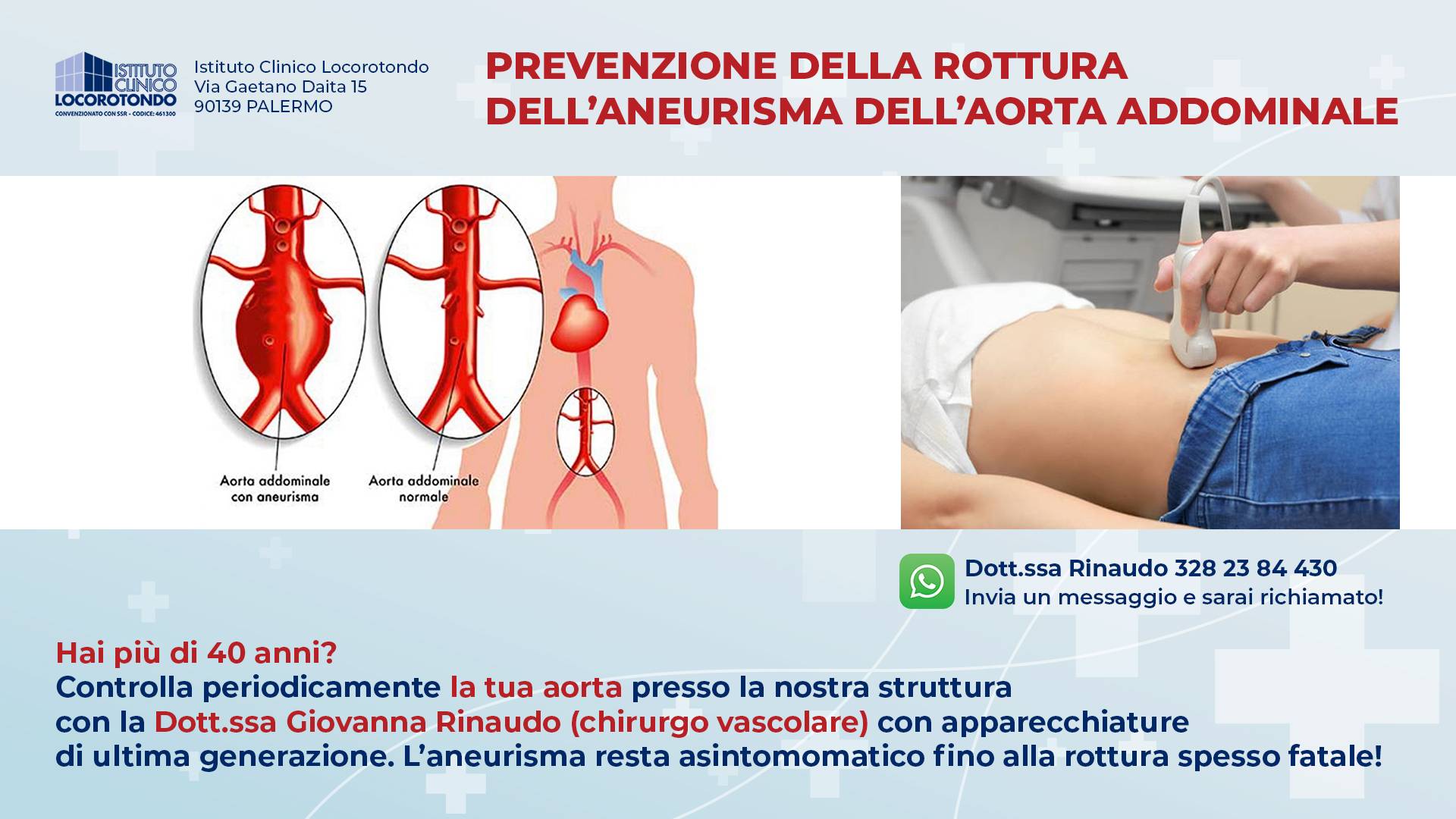 Prevenzione della rottura dell’aneurisma dell’aorta addominale